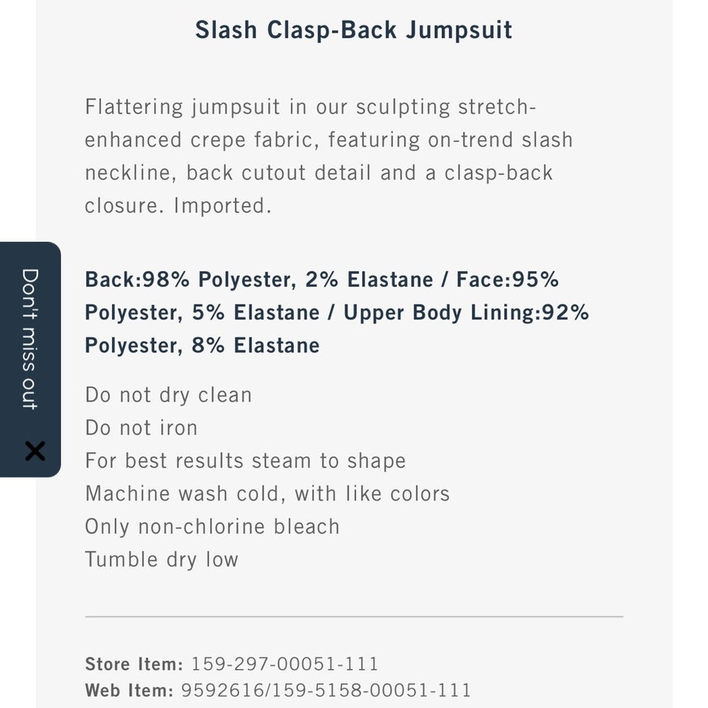 Abercrombie & Fitch White Sleeveless Jumpsuit - Picture 3 of 4